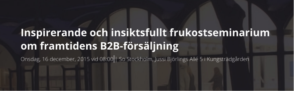 Throwback Thursday; det är inte vad du säljer, utan hur
